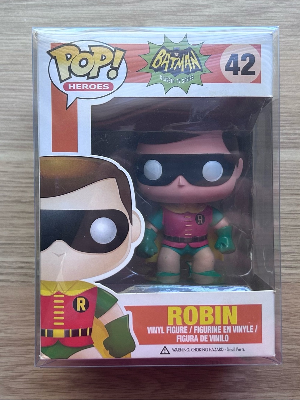 Funko Pop! Heroes Batman Classic TV Series #42 Robin - Picture 1 of 4